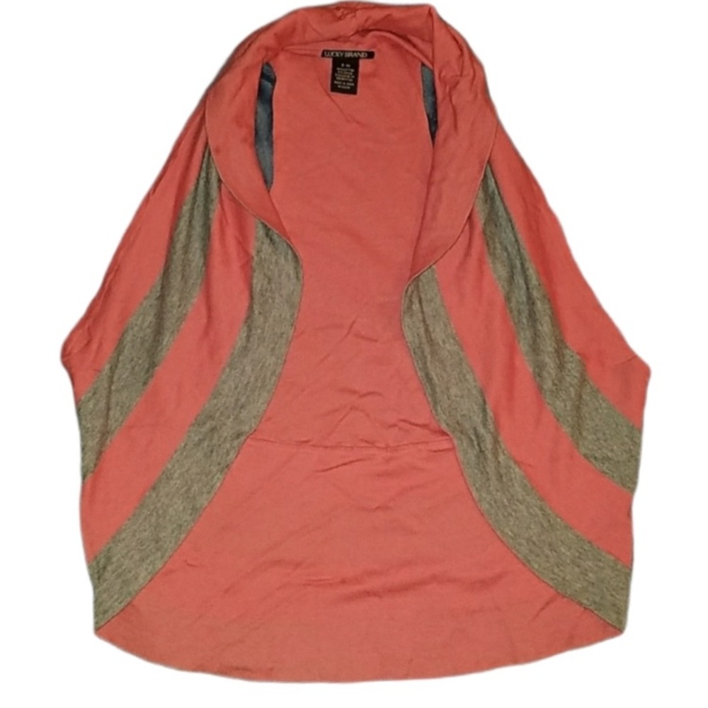 Lucky Brand Pink & Gray Racerback Vest Size Small